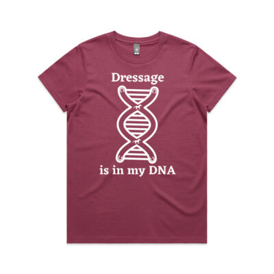 Dressage is in My DNA - Dressage Tee Shirt, Dressage Rider Thumbnail